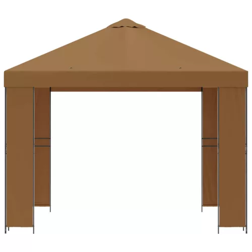  Pavilon 3 x 3 m Bézs Poliészter és acél 190