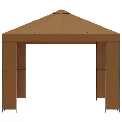  Pavilon 3 x 3 m Bézs Poliészter és acél 190