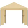  Pavilon 3 x 3 m Krémszínű Poliészter és acél 190