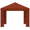  Pavilon 3 x 3 m Terrakotta Poliészter és acél 190