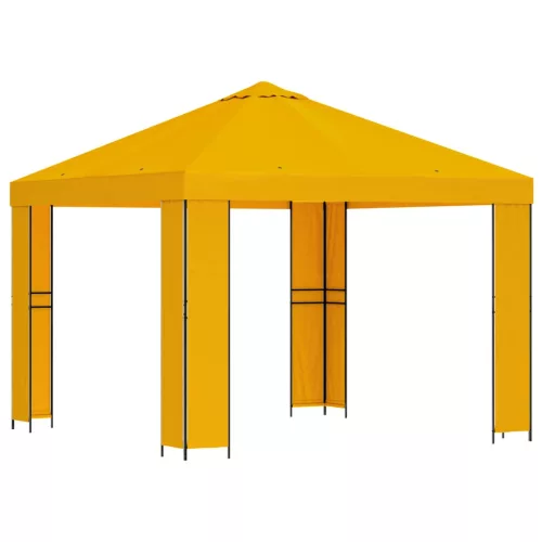  Pavilon 3 x 3 m Sárga Poliészter és acél 190