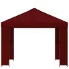  Pavilon 3 x 3 m Burgundi Poliészter és acél 190