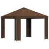  Pavilon 3 x 3 m Barna Poliészter és acél 190