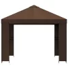  Pavilon 3 x 3 m Barna Poliészter és acél 190