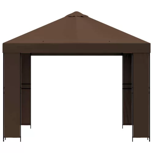  Pavilon 3 x 3 m Barna Poliészter és acél 190