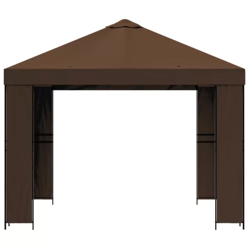  Pavilon 3 x 3 m Barna Poliészter és acél 190