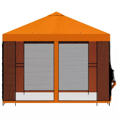  Kerti pavilon oldalfalakkal 3 x 3 m Narancssárga