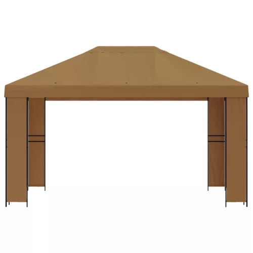  Pavilon 4 × 3 m Bézs Poliészter és acél 190