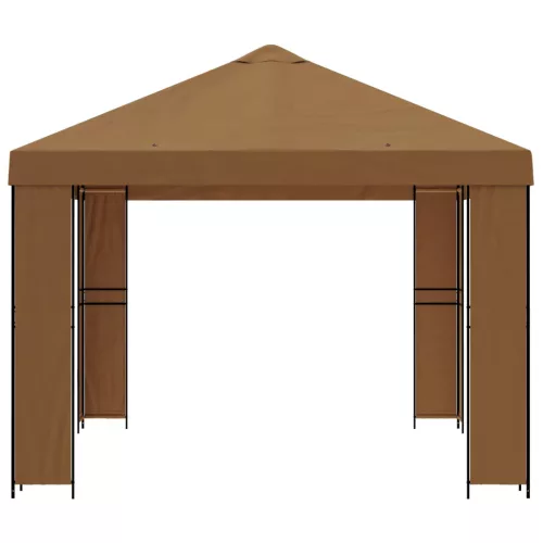  Pavilon 4 × 3 m Bézs Poliészter és acél 190
