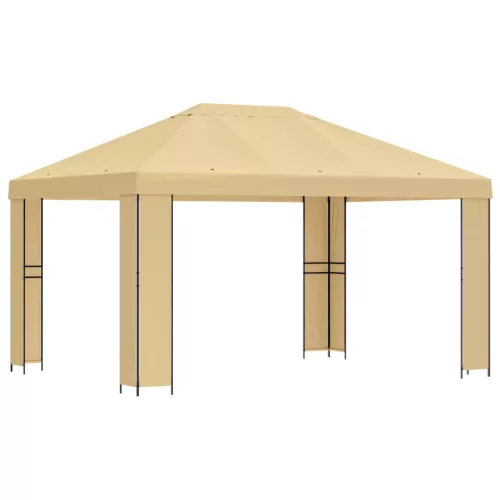  Pavilon 4 × 3 m Krémszínű Poliészter és acél 190