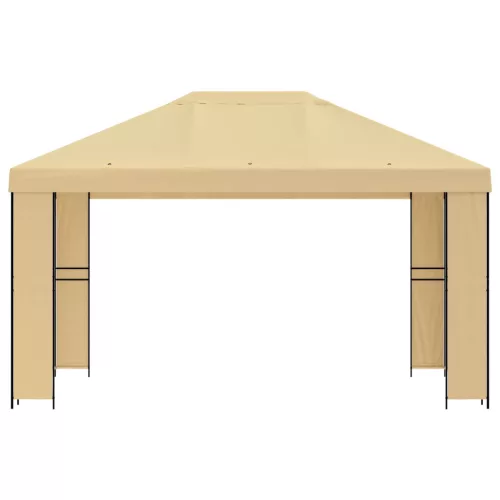  Pavilon 4 × 3 m Krémszínű Poliészter és acél 190