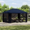  Pavilon 4 × 3 m Kék Poliészter és acél 190