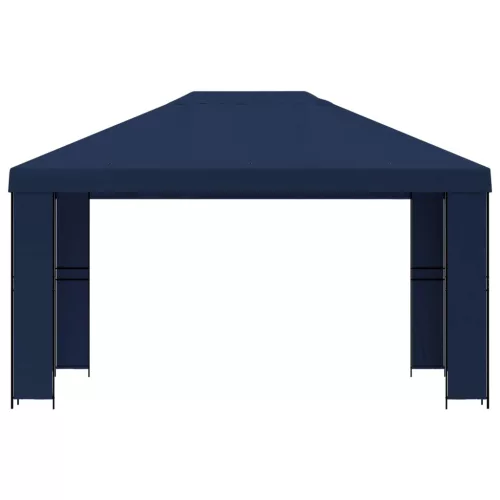  Pavilon 4 × 3 m Kék Poliészter és acél 190