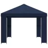  Pavilon 4 × 3 m Kék Poliészter és acél 190