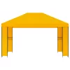  Pavilon 4 × 3 m Sárga Poliészter és acél 190