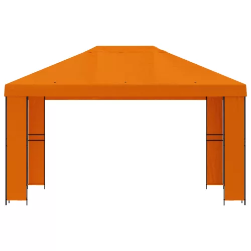  Pavilon 4 × 3 m Narancssárga Poliészter és acél 190