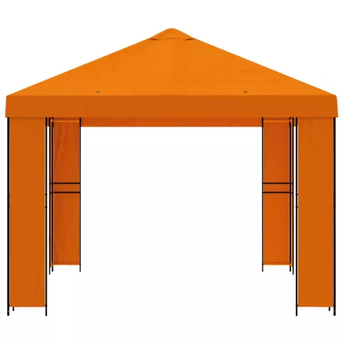  Pavilon 4 × 3 m Narancssárga Poliészter és acél 190