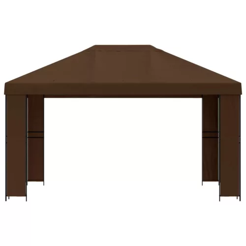  Pavilon 4 × 3 m Barna Poliészter és acél 190