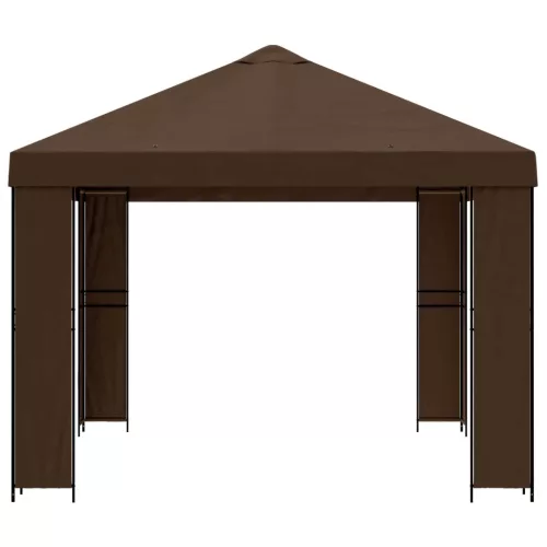  Pavilon 4 × 3 m Barna Poliészter és acél 190