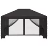  Kerti pavilon oldalfalakkal 4 × 3 m Antracitszürke