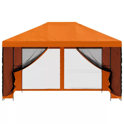  Kerti pavilon oldalfalakkal 4 × 3 m Narancssárga