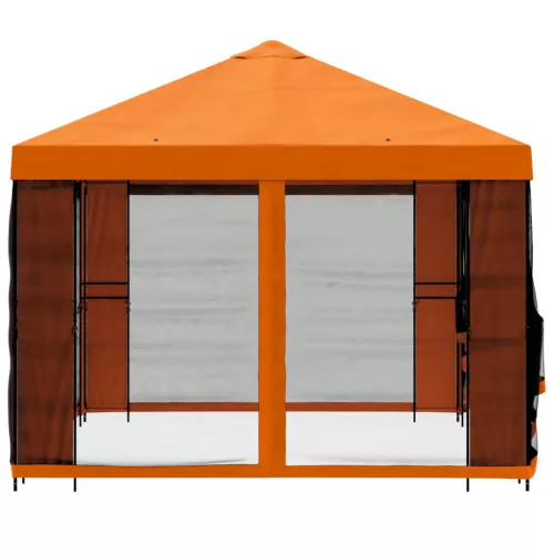  Kerti pavilon oldalfalakkal 4 × 3 m Narancssárga