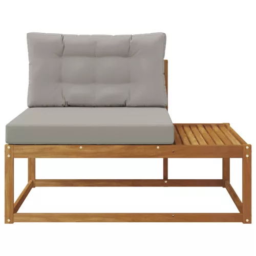  Kültéri végkanapé Természetes 115 x 83 x 73 cm Tömör Akácfa
