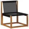  Kültéri középső és sarok kanapé párnával 3 Darab Természetes