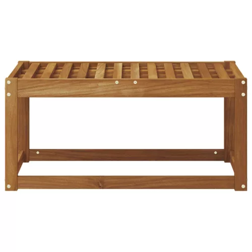  Kültéri Zsámoly Pad Természetes 79 x 43 x 37 cm Tömör Akácfa