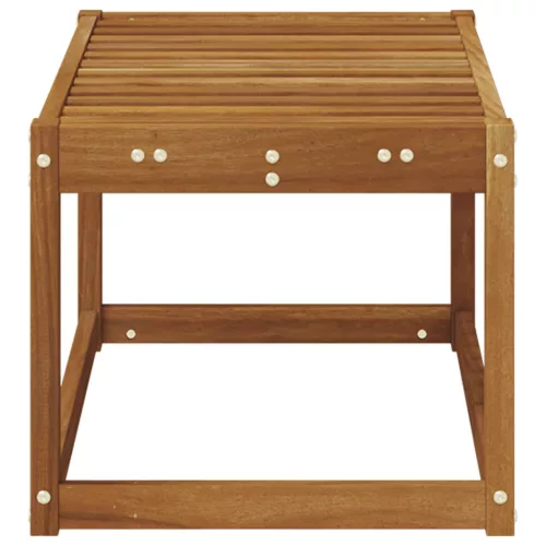  Kültéri Zsámoly Pad Természetes 79 x 43 x 37 cm Tömör Akácfa