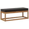 Kültéri Puff Pad Természetes 115 x 43 x 37 cm Tömör Akácfa