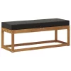  Kültéri Puff Pad Természetes 115 x 43 x 37 cm Tömör Akácfa