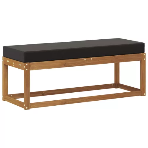 Kültéri Puff Pad Természetes 115 x 43 x 37 cm Tömör Akácfa