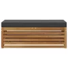  Székpad Természetes és antracit 115 x 43 x 37 cm Tömör Akácfa