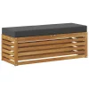  Székpad Természetes és antracit 115 x 43 x 37 cm Tömör Akácfa