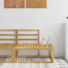  Kültéri végleges kanapé Fehér 91 x 63 x 73 cm Tömör Akácfa