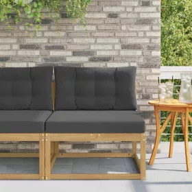  Kültéri középső kanapé Poliészter Fehér