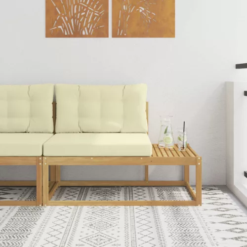  Kültéri végleges kanapé Fehér 115 x 83 x 73 cm Poliészter