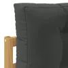  Kültéri végleges kanapé Fehér 115 x 83 x 73 cm Tömör Akácfa