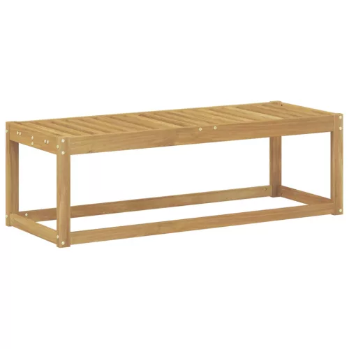  Kültéri Szék Pad Fehér 115 x 43 x 37 cm Tömör Akácfa