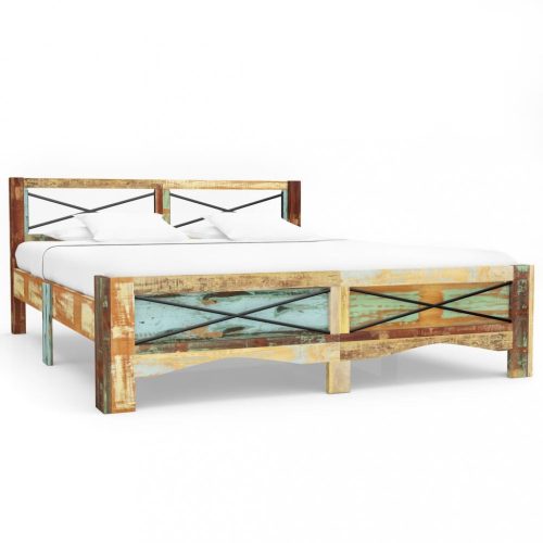 VID Okvir za krevet od masivnog obnovljenog drva 160 x 200 cm