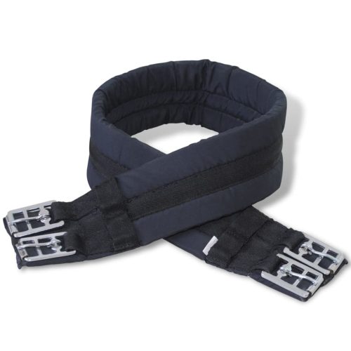 Lovaglás Nyereg Készlet 17,5 Valódi Bőr Fekete 18 cm 5-az-1- be"