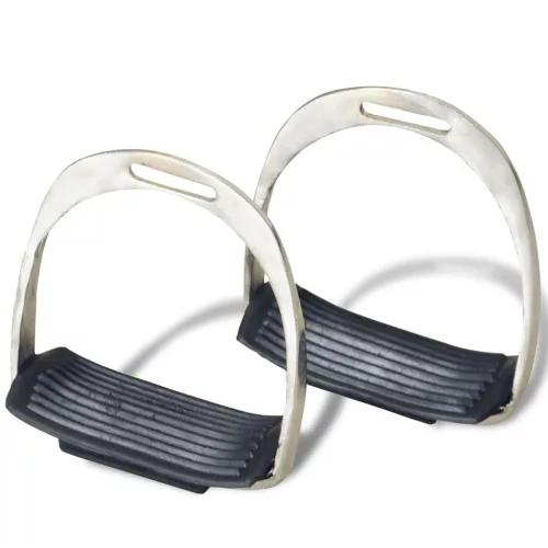 Lovaglás Nyereg Készlet 17,5 Valódi Bőr Fekete 18 cm 5-az-1- be"