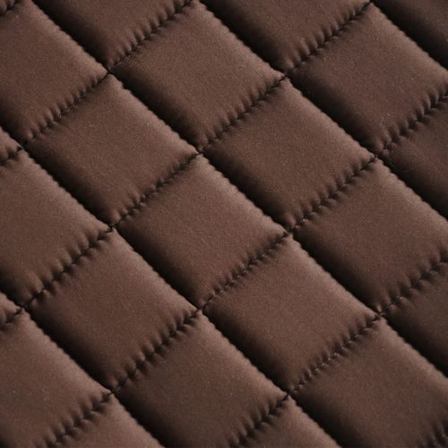 Lovaglás Nyereg Készlet 17,5 Valódi Bőr Barna 18 cm 5-az-1- be"