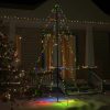 VID 300 LED-es beltéri/kültéri kúp alakú karácsonyfa 120 x 220 cm - színes