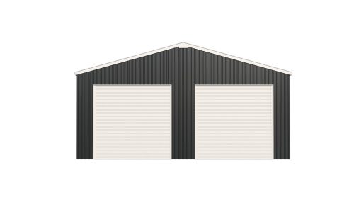 LoboGlorioso XXL dupla garázs antracit  7,49 x 9,98m 3m oldalmagas, elektromos kapukkal