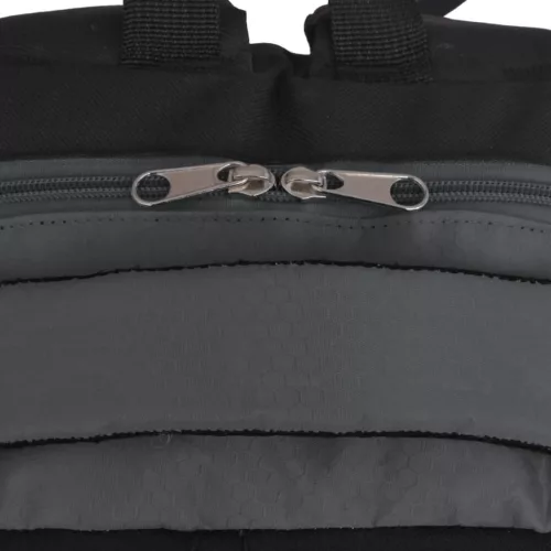  40 literes iskolai hátizsák fekete és szürke