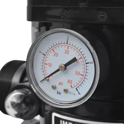  kék medence-homokszűrő 6-állású szeleppel 460 mm