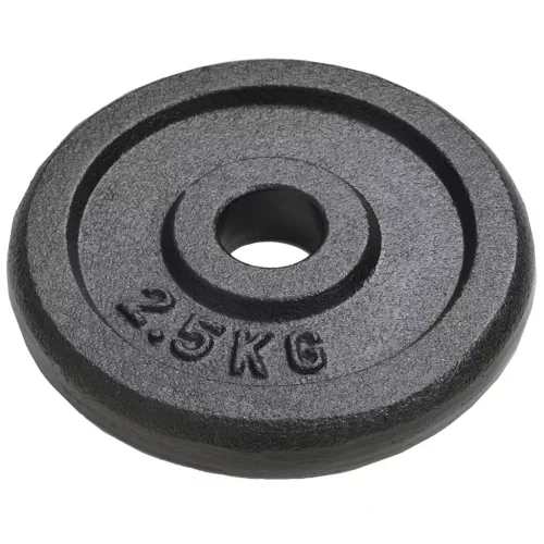  8 db öntöttvas súlyzótárcsa 8 x 2,5 kg