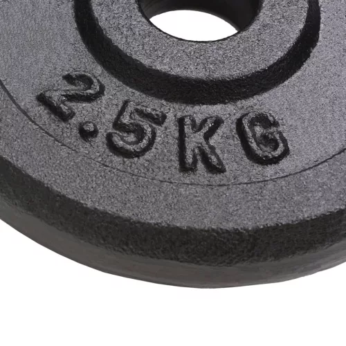  8 db öntöttvas súlyzótárcsa 8 x 2,5 kg
